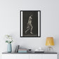 Woman Skipping, Collotype after Eadweard Muybridge (1887) from the Original, Wooden Framed Print