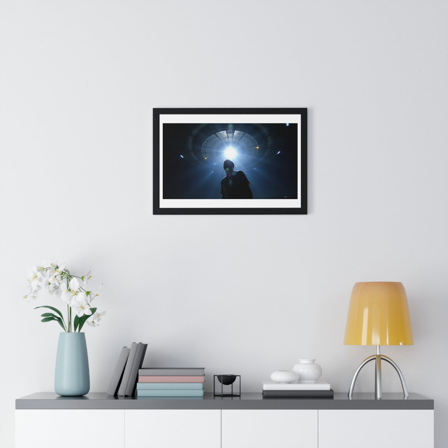 Last Moments Before the Abduction 'Designed by AI' Framed Art Print