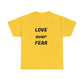 'Love Over Fear' Cotton T-Shirt