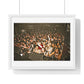 Crowd at Hip Hop Concert, Retro Photography (2017) from the Original, Framed Print