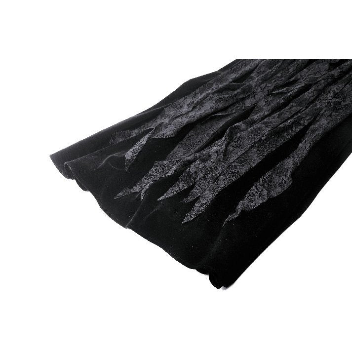 Dark in Love Fia Romantic Gothic Hollow Waist Maxi Dress