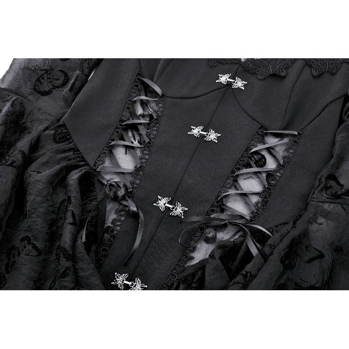 Dark in Love Blanche Butterfly Big-Sleeves Dress