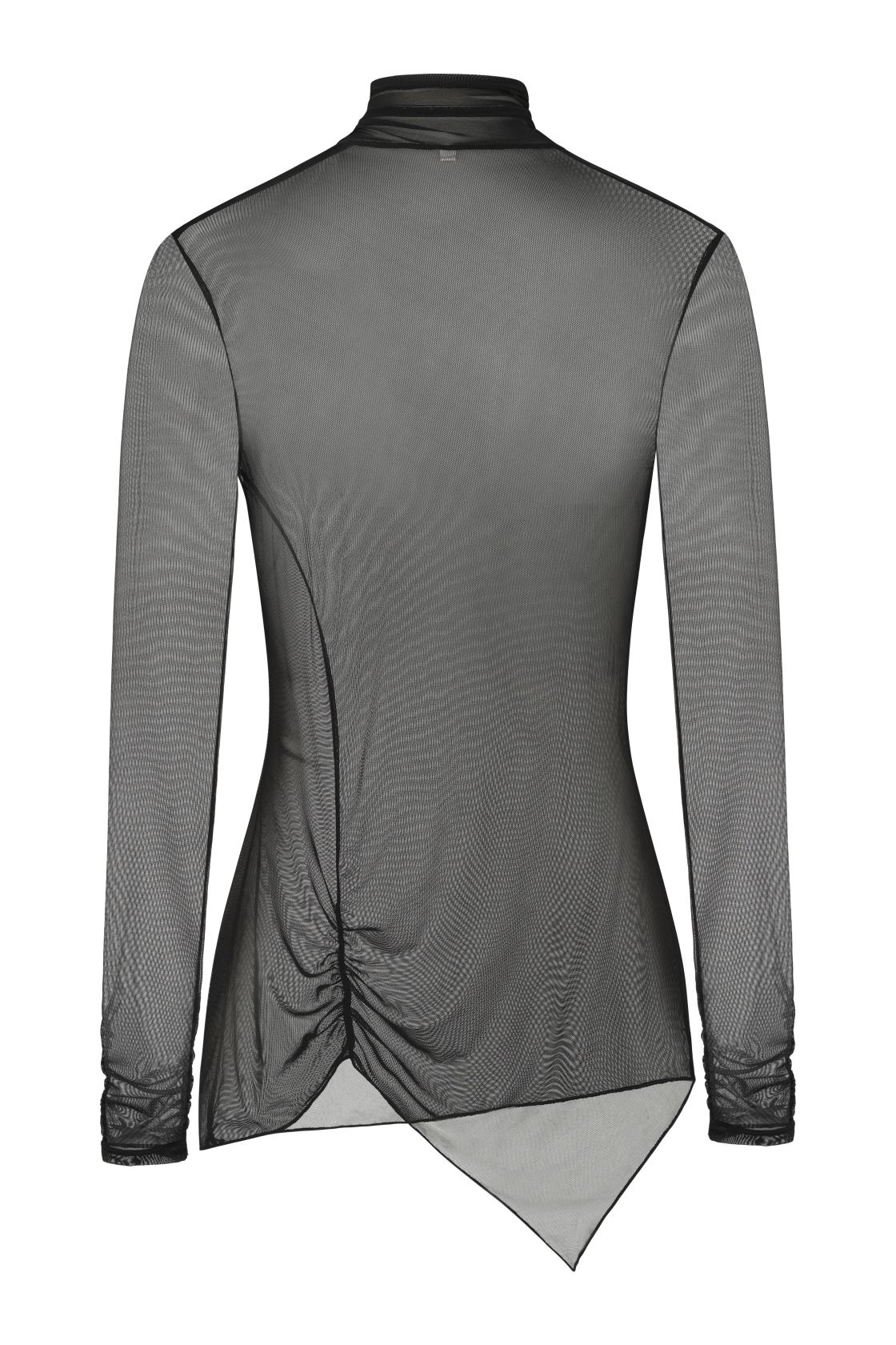 Necessary Evil Minerva Mesh Long-Sleeve Top