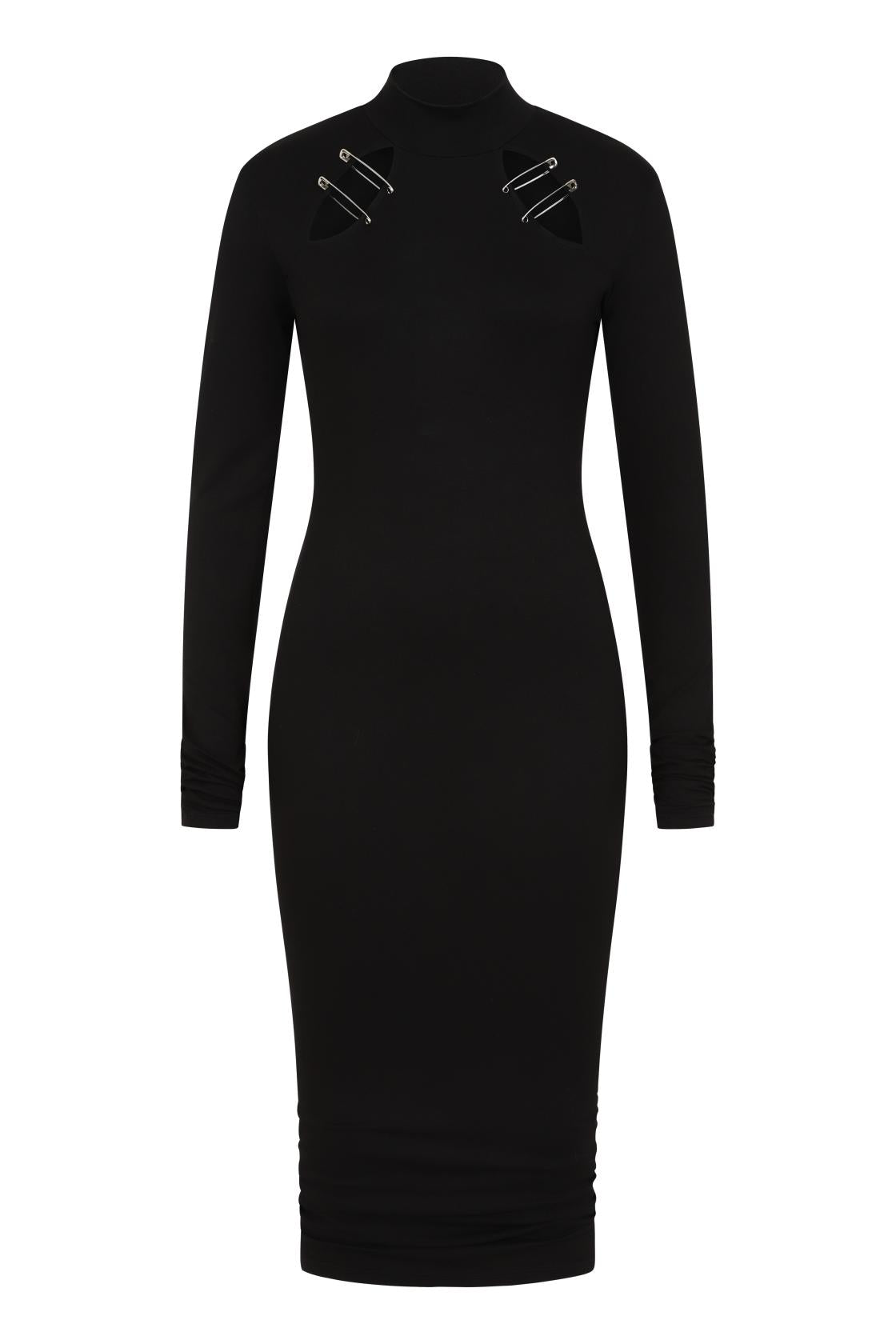 Necessary Evil Nyx Alternative Womenswear Midi Dress