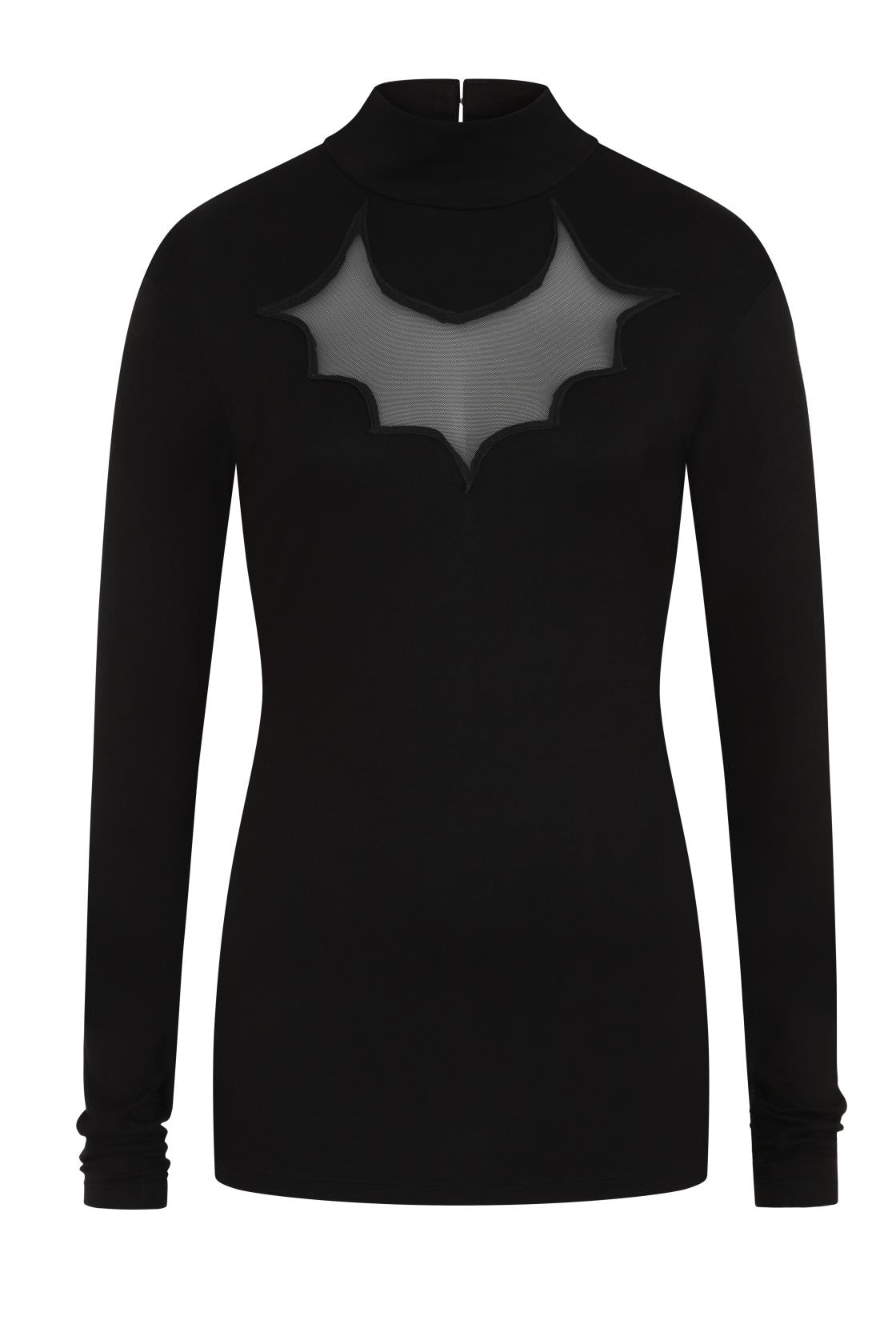 Necessary Evil Cybele Bat Panel Long-Sleeve Top