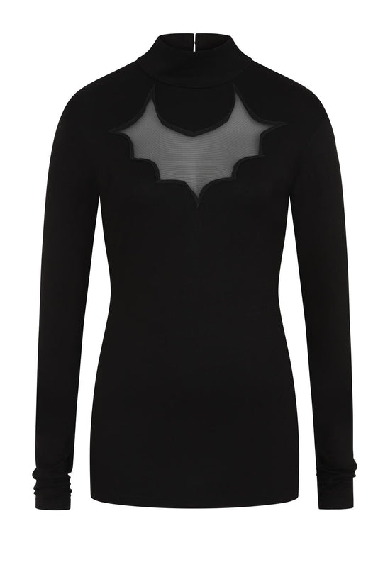 Necessary Evil Cybele Bat Panel Long-Sleeve Top