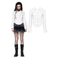 Dark in Love Queeny Gothic Demon White Shirt