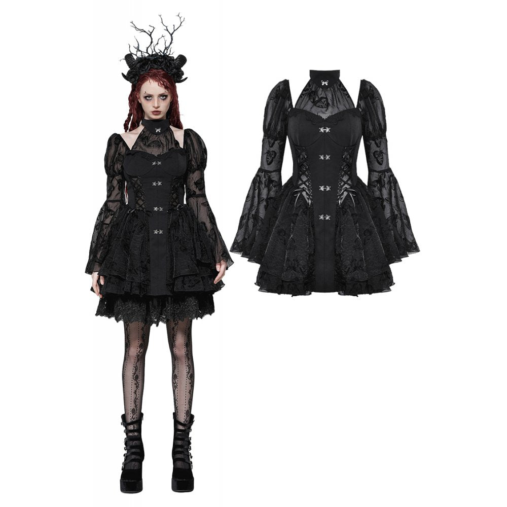 Dark in Love Blanche Butterfly Big-Sleeves Dress