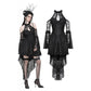 Dark in Love Gem Gothic Vine Lace-Tail Dress