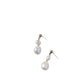 High Quality Natural Baroque Pearl Eardrops, 925 Sterling Silver