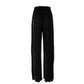 Long-Sleeve Woollen Fine RIb Knit Women's Pants Suit