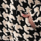 Vireous Women's Houndstooth Loose-Fit Fashion Hoodie, Plus Sizes