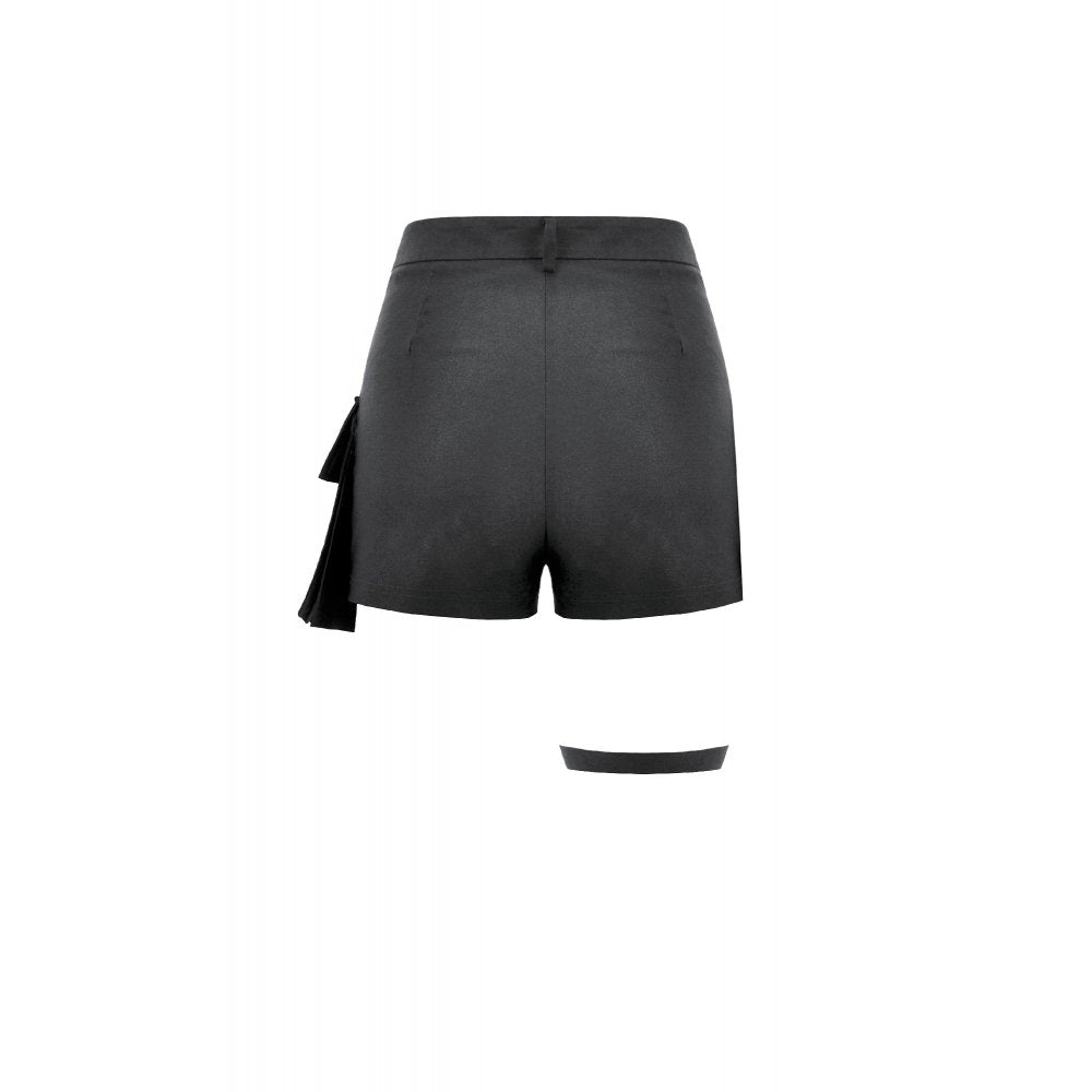 Dark in Love Punk Metal Utility Shorts