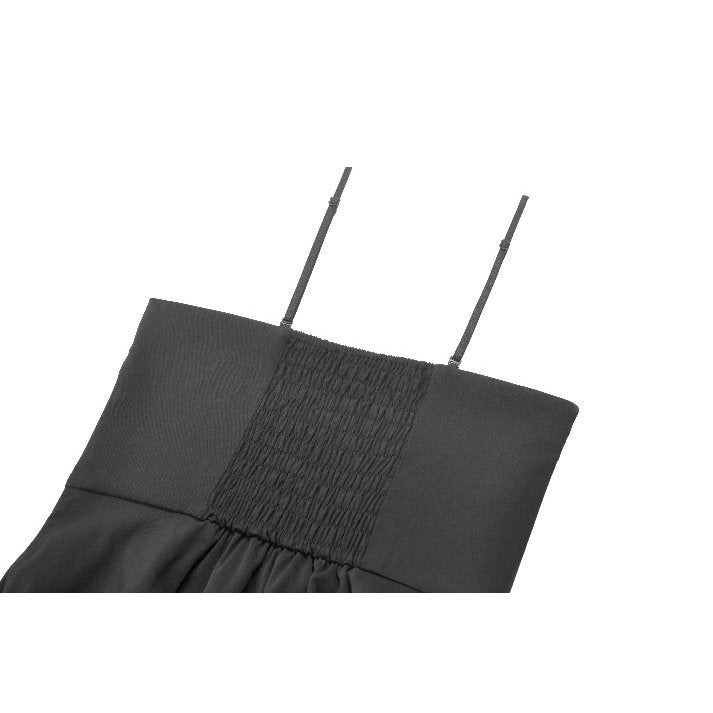 Dark in Love Nyssa Black and Red Strap Detail Goth Mini Dress