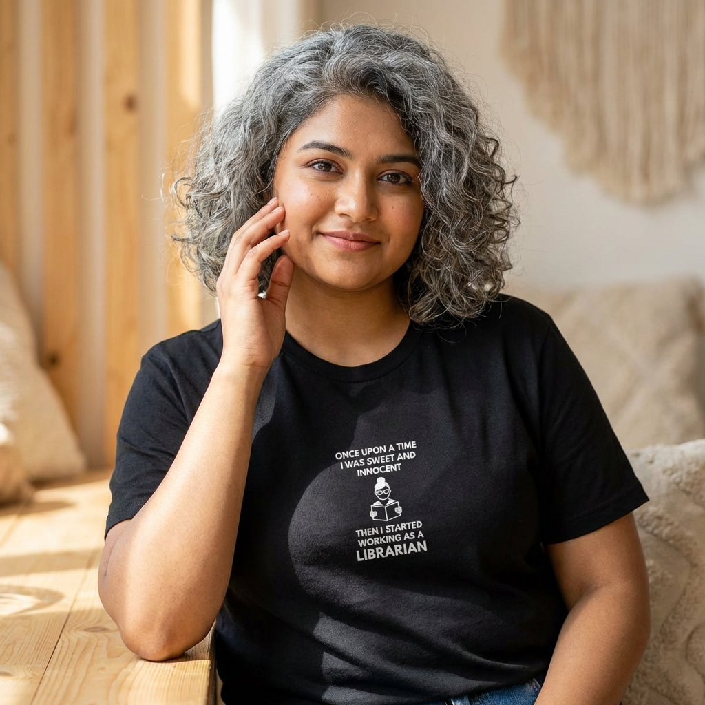 Sweet and Innocent, Funny Librarian T-Shirt