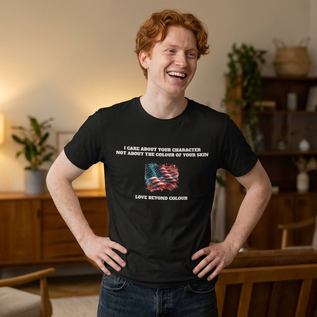 Love Beyond Skin Colour T-Shirt, USA Edition