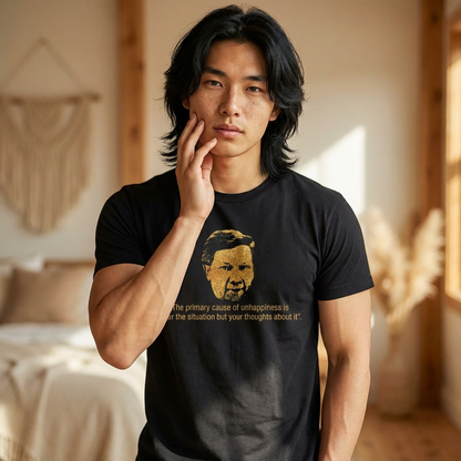 Eckhart Tolle On Unhappiness T-Shirt