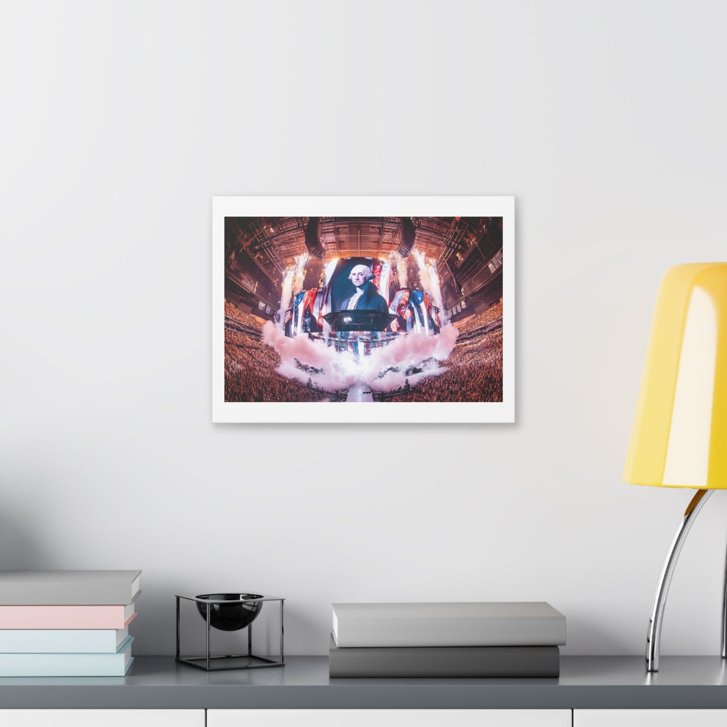 George Washington Remixed for the 21st Century 'Designed by AI' Canvas Art Print