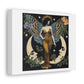 Art Nouveau Woman Poster Art 'Designed by AI' Print on Canvas