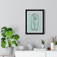 Study for a Mother and Child Grouping, from the Original, Wooden Framed Print