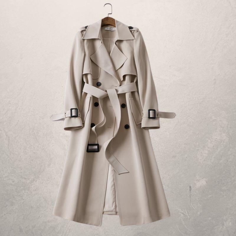 Vireous Classic Mid-Length Multi-Colours Women's Trench Coat