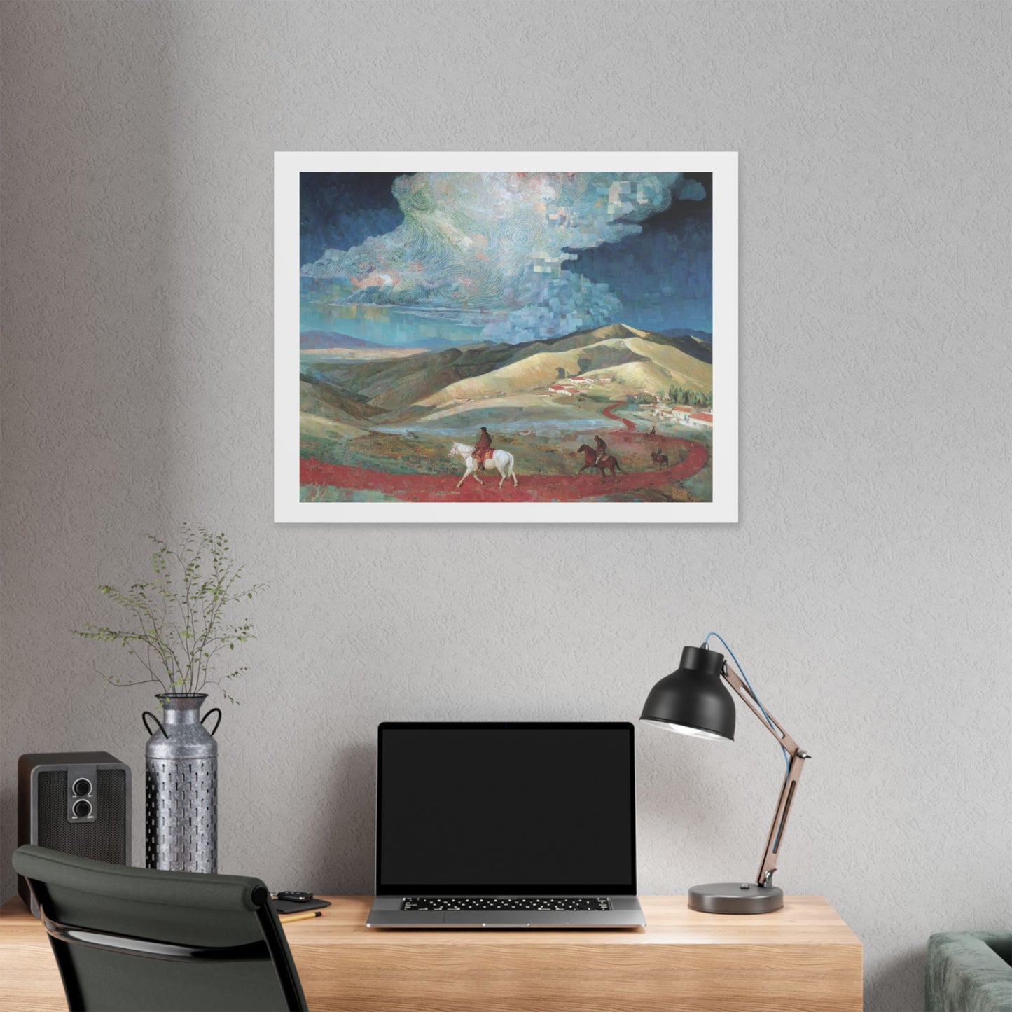 How the West Was Won II 'Designed by AI' Canvas Art Print