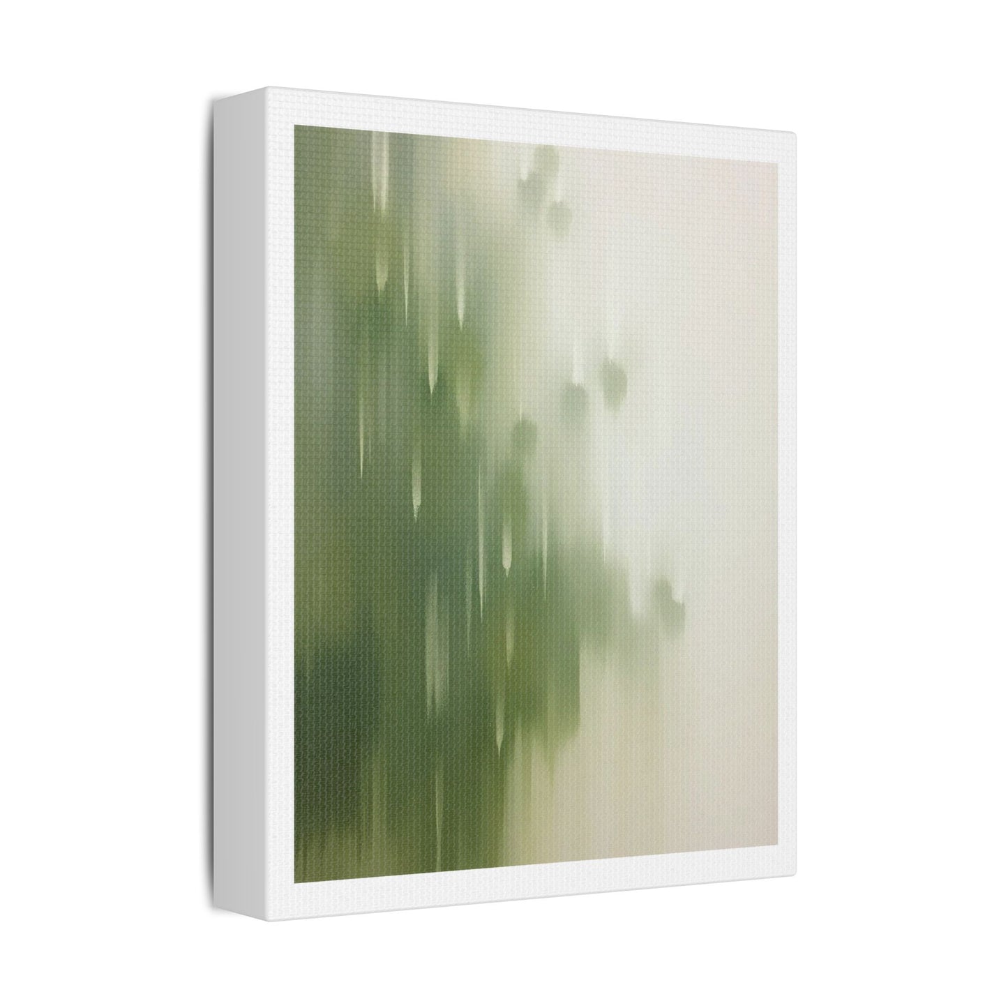 Faded Pastel Abstract Decor Art 'Designed by AI' Print on Canvas