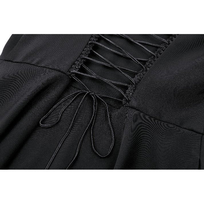 Dark in Love Darya Witchy Bell-Sleeve Shirt Dress