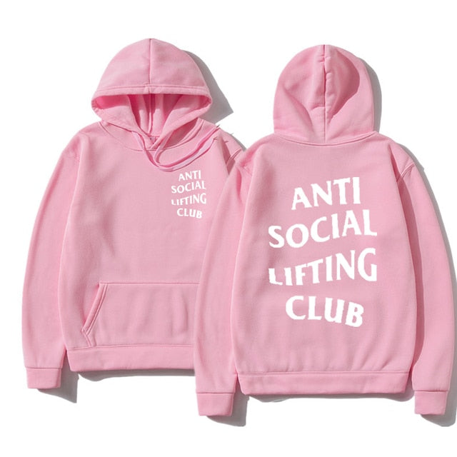 Anti Social Lifting Club Sweatshirt Hoodie Unisex