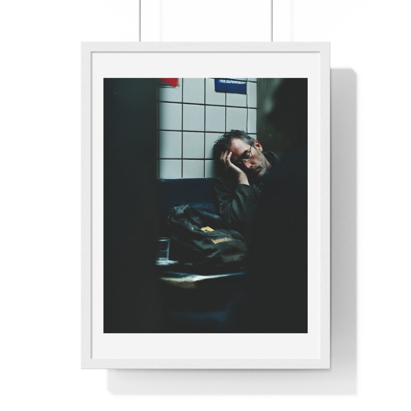 Raw Art Street Scene II 'Designed by AI' Framed Art Print