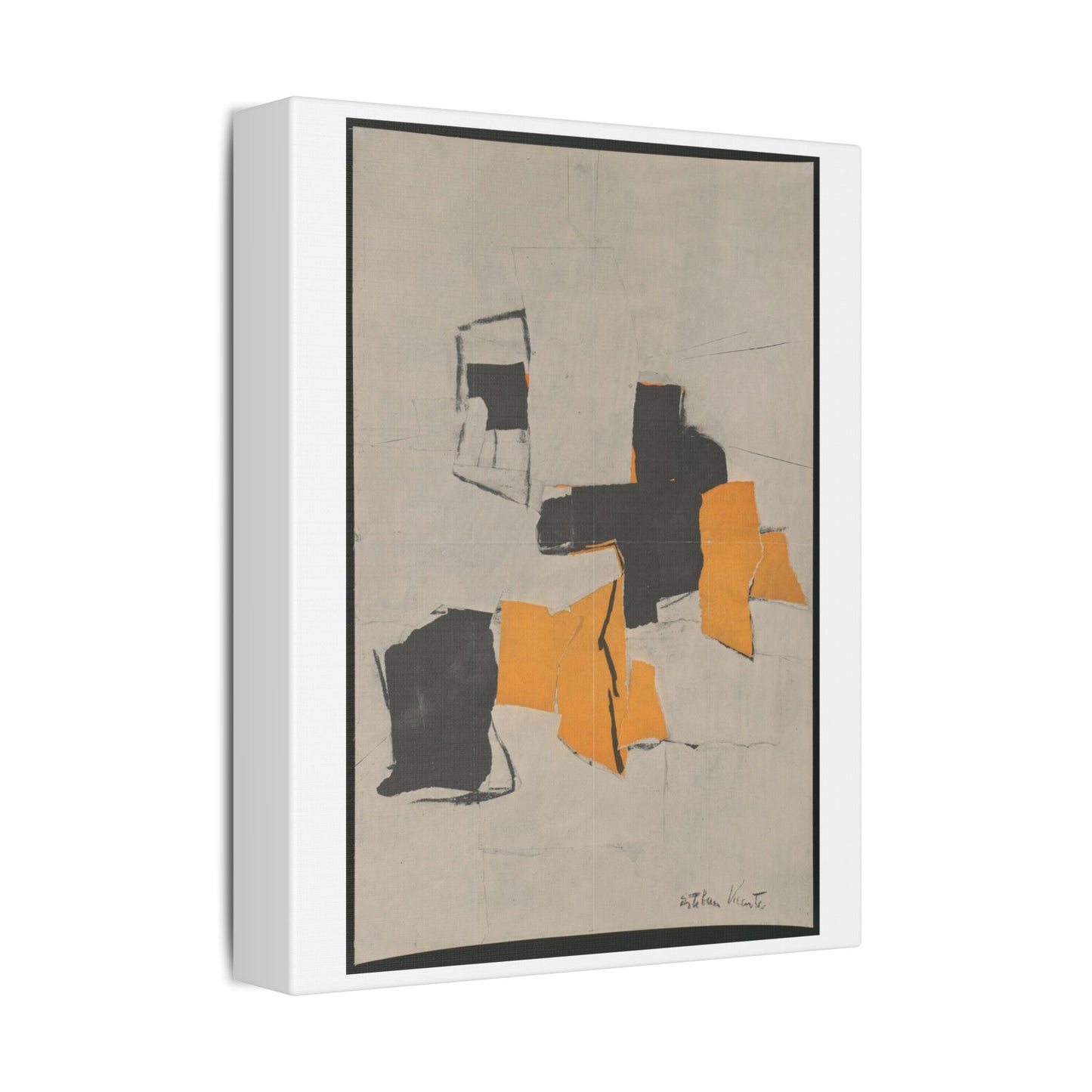 Exhibit (1958) by Esteban Vicente, from the Original, Canvas Art Print