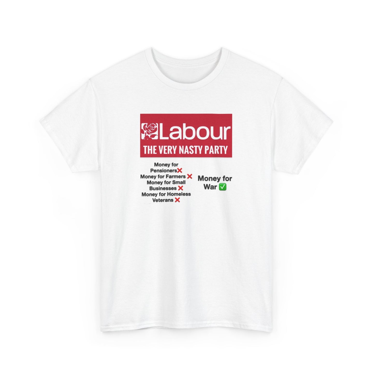 Labour, the Very Nasty Party, UK Politics T-Shirt