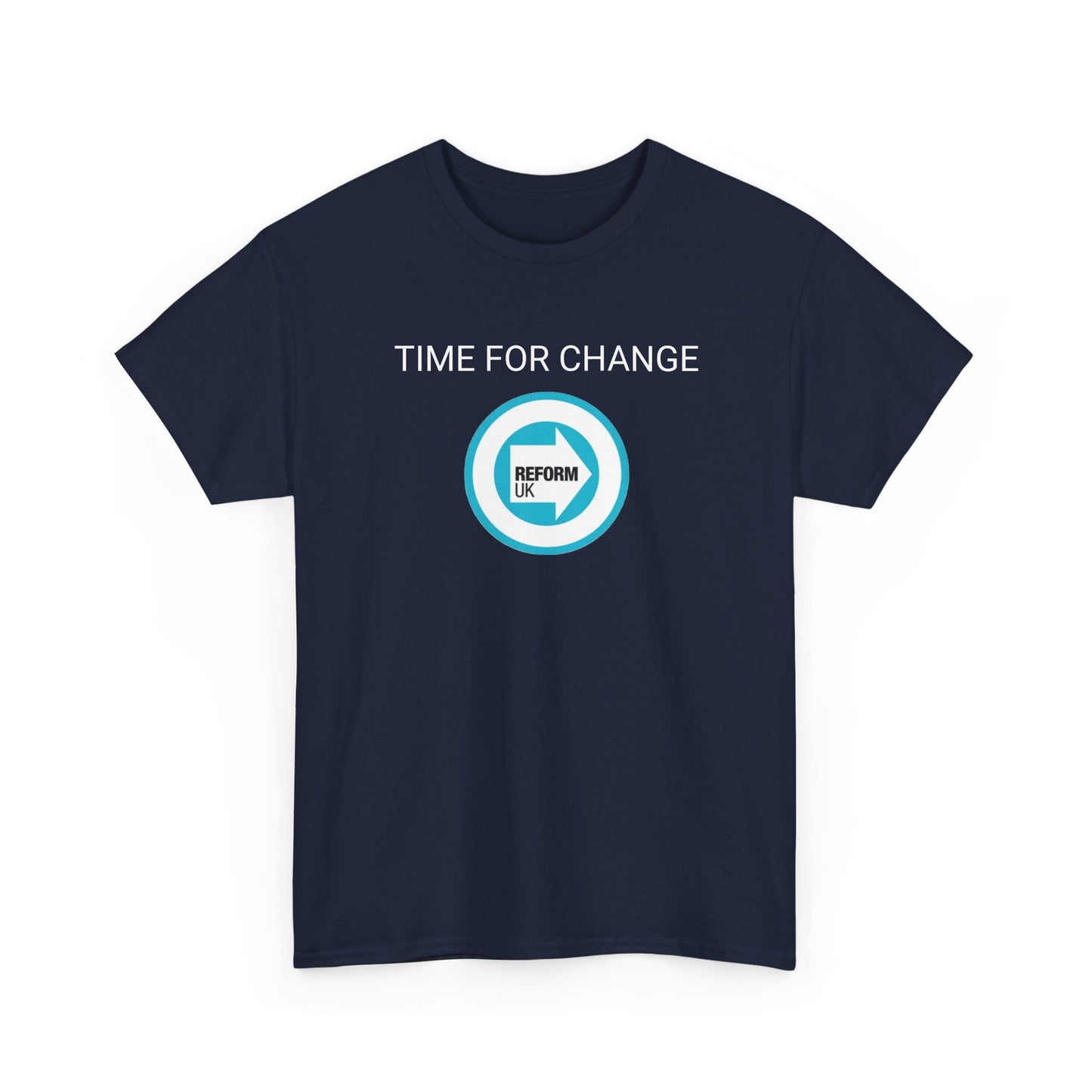 Reform UK Time For Change Cotton T-Shirt