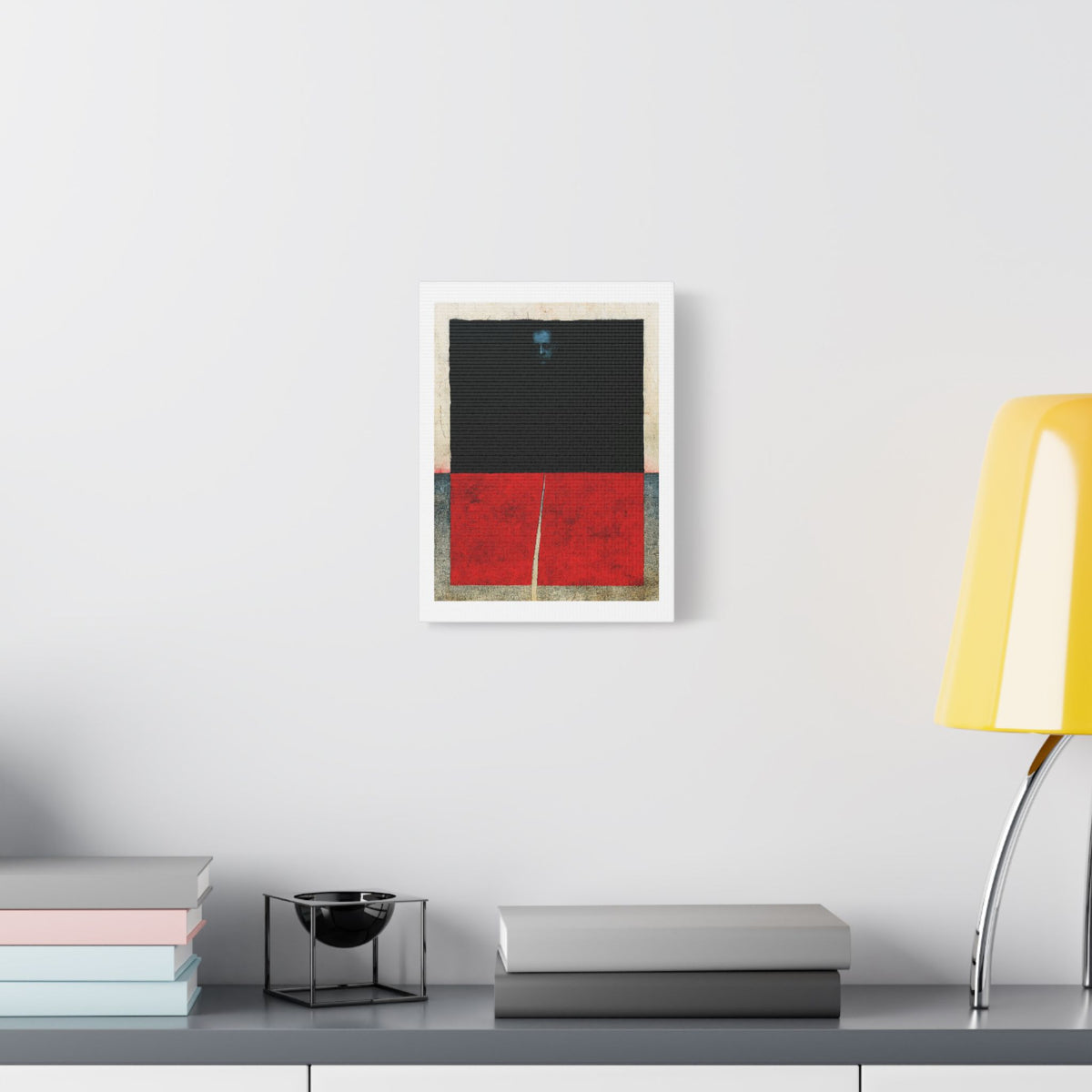 Darkness, Neo-Surrealism, Art Print on Satin Canvas, Stretched