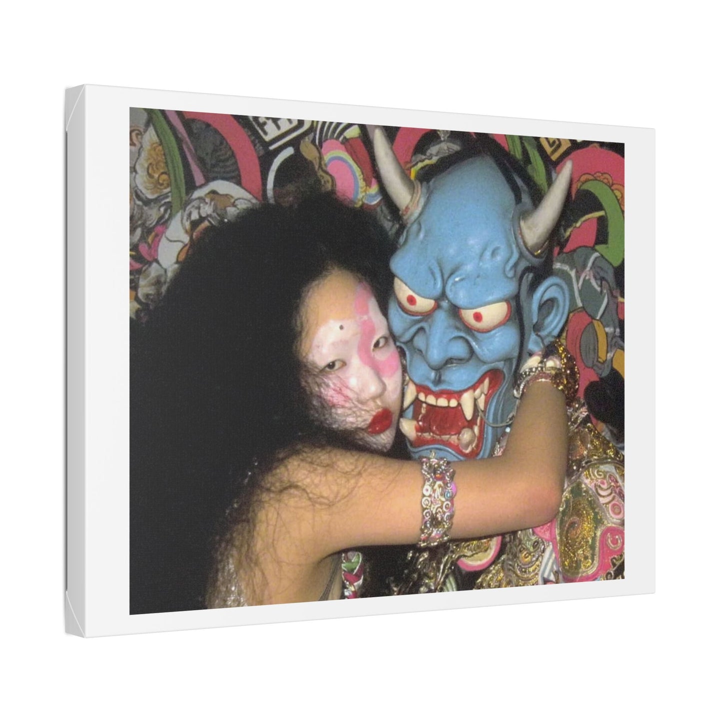 Psychedelic Japan IV Abstract Art 'Designed by 'AI Canvas Art Print