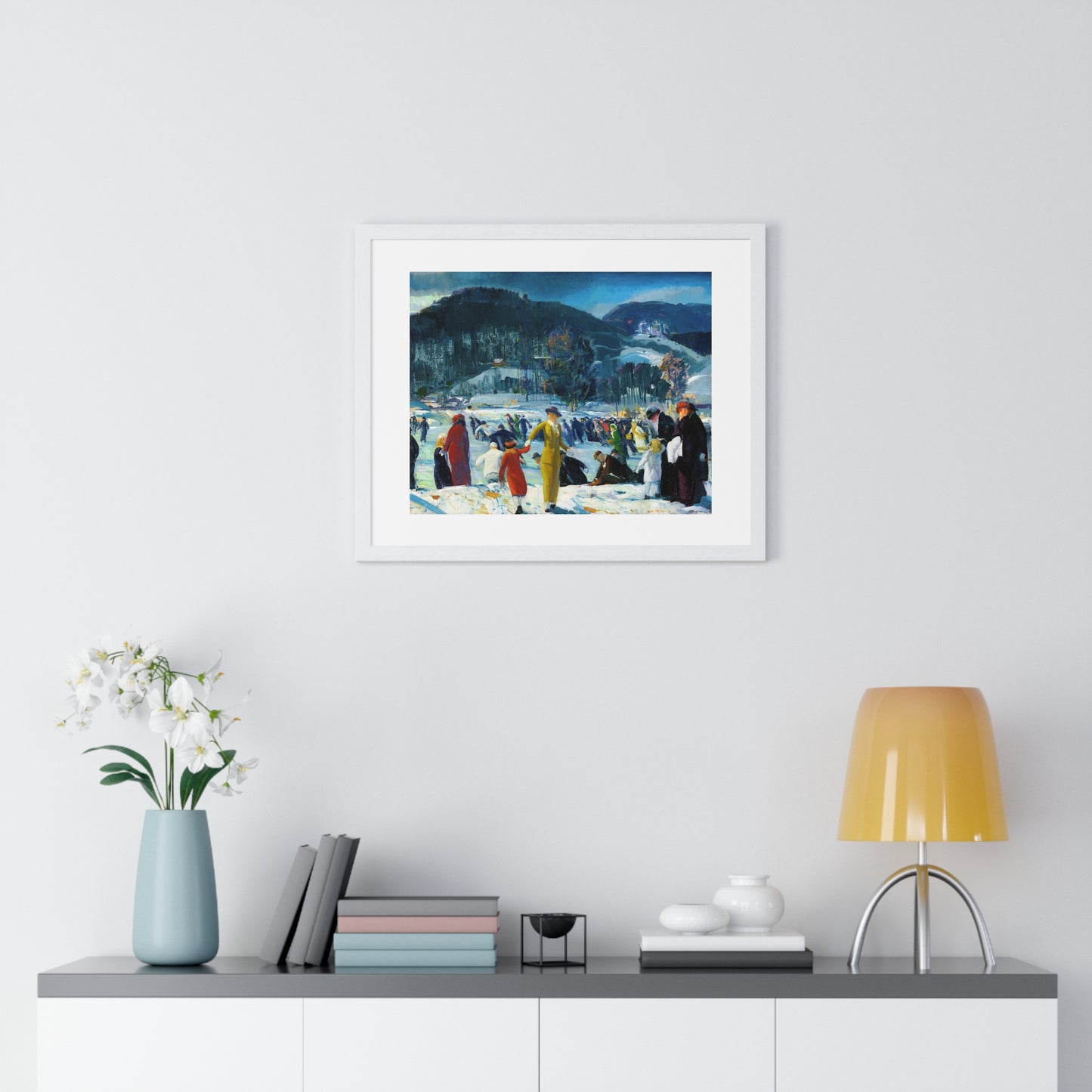 Love of Winter (1914) by George Wesley Bellows, from the Original, Framed Art Print