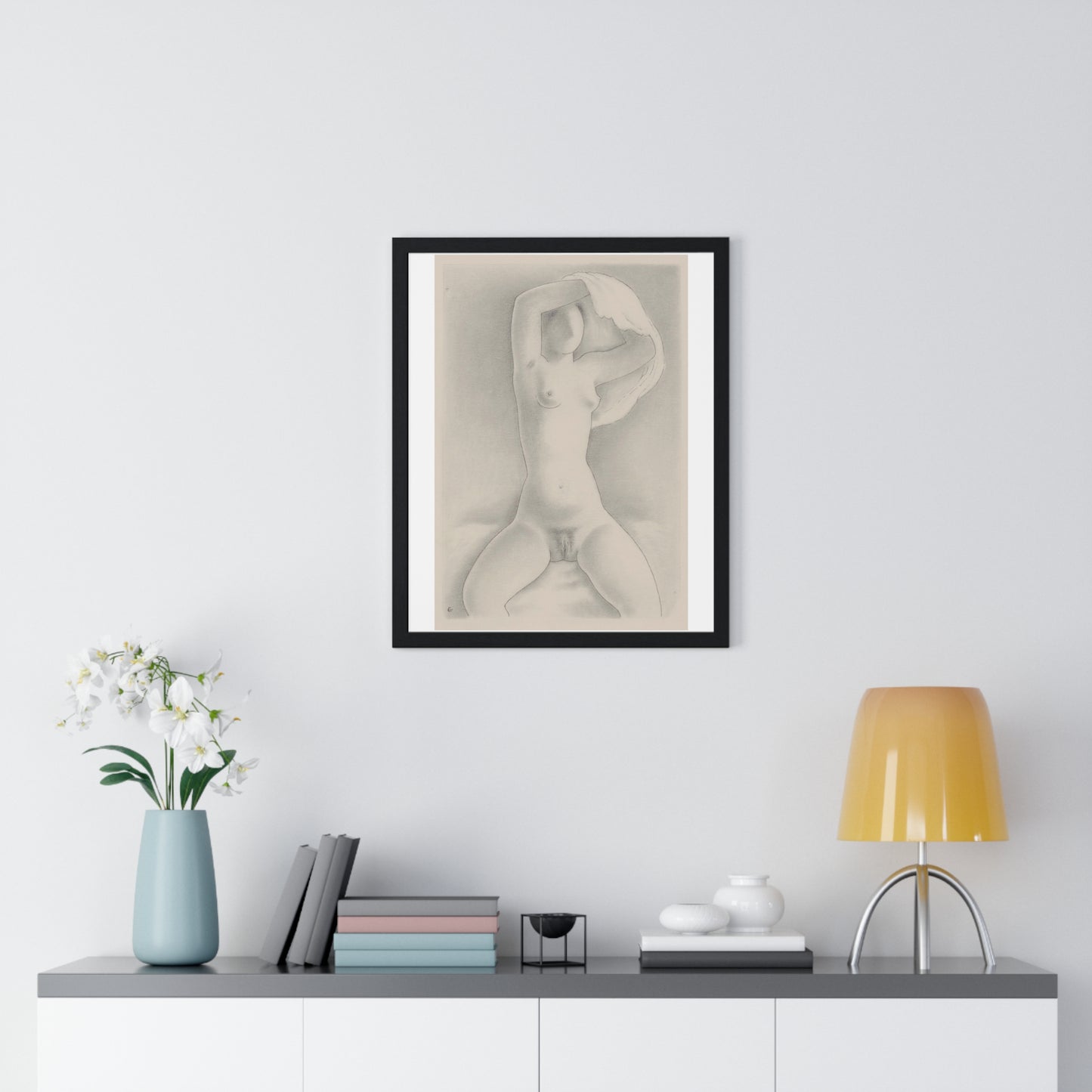 Woman With Shirt VIII by Mikuláš Galanda from the Original, Framed Art Print