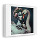 Leda and the Swan, Magazine Cover Art 'Designed by AI' Print on Canvas