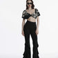 Punk Rave Veda Flared Knitted Pants