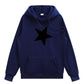 Five Pointed Star Unisex Hoodie, Multi Colours