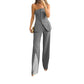 Women's Casual Fashion Tailored Suit with Button Sleeveless Top