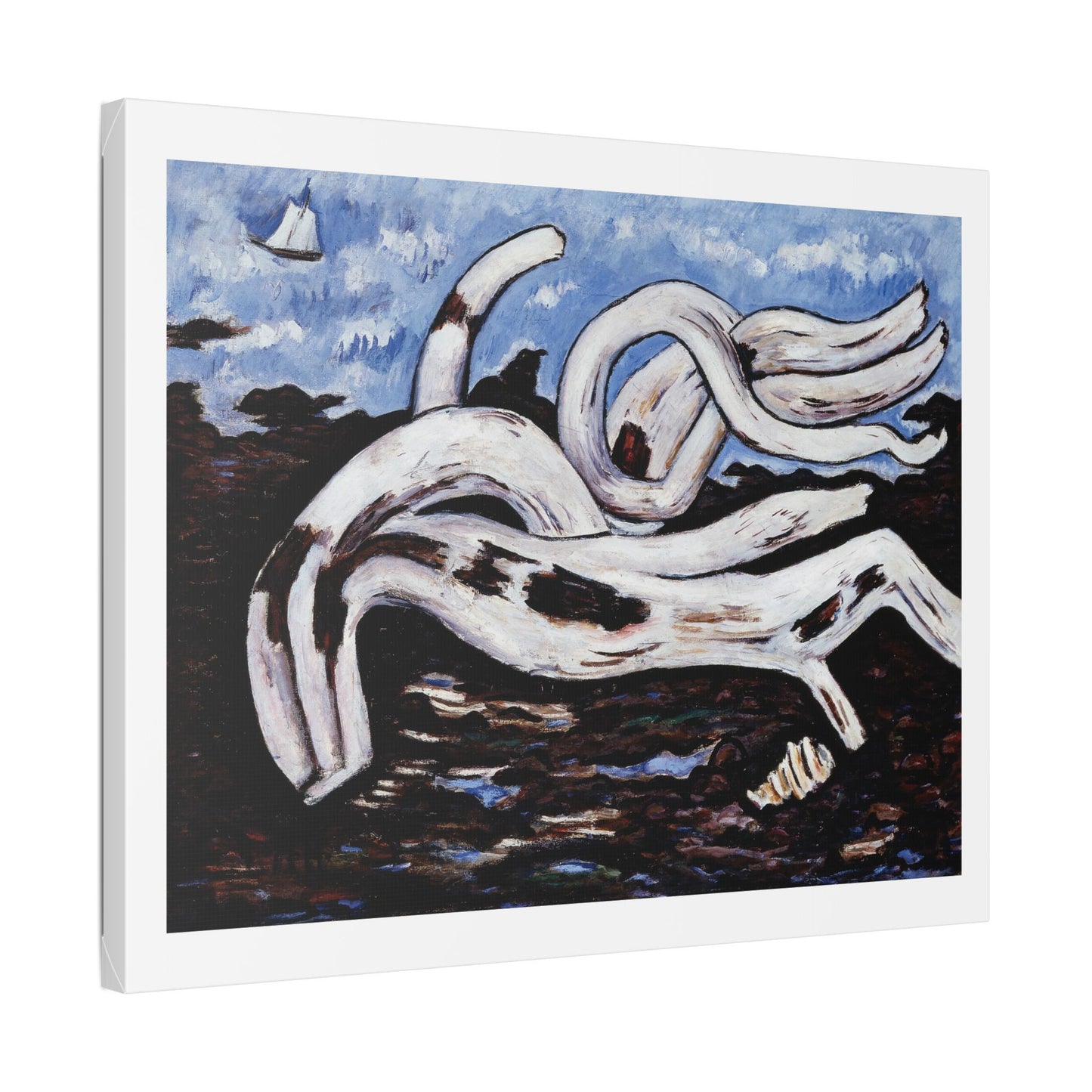 Driftwood on the Bagaduce (1939-1940) by Marsden Hartley, from the Original, Canvas Art Print