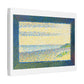 Seascape (Gravelines) by Georges Seurat (1890) from the Original, Canvas Art Print