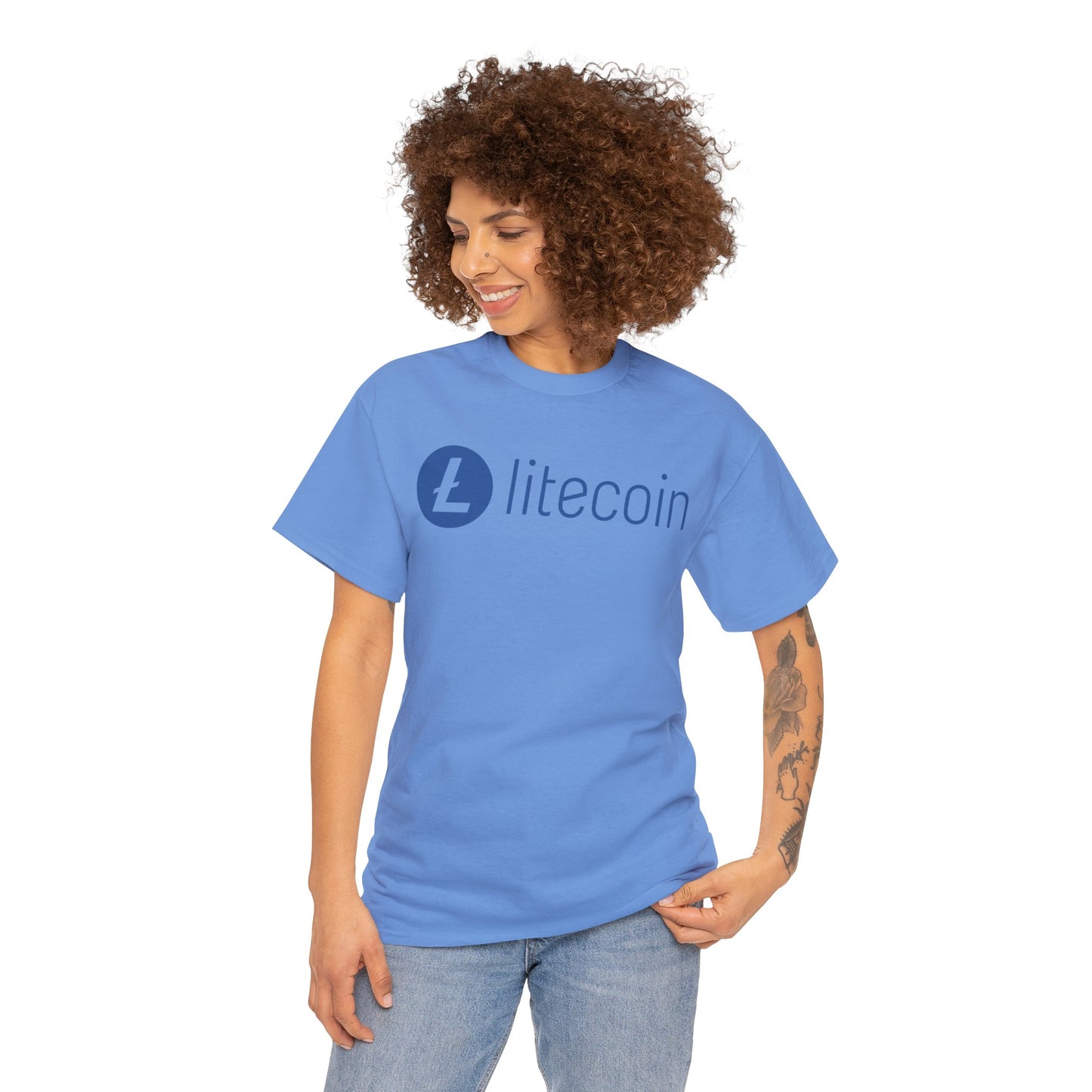 Litecoin Foundation #LTC Crypto Unisex Heavy Cotton T-Shirt