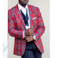 Men's British-Style Blazer, Plaid and Tartan