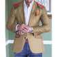 Men's British-Style Blazer, Plaid and Tartan