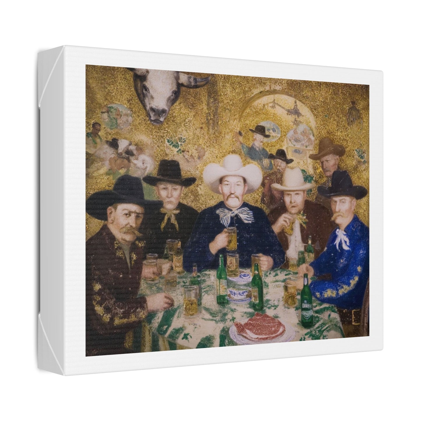 How the West Was Won VI 'Designed by AI' Canvas Art Print