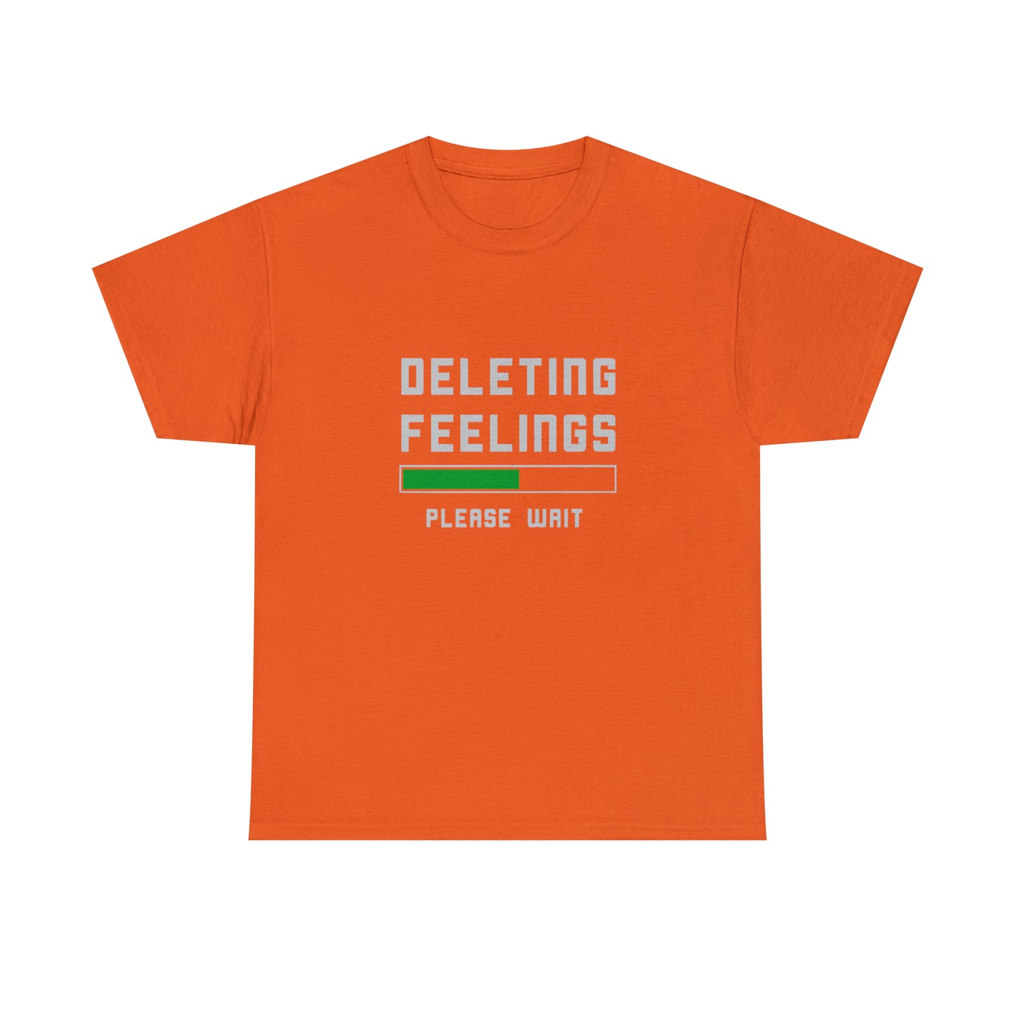 Deleting Feelings Abstract Cotton T-Shirt