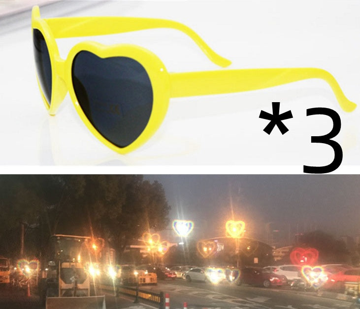 Night Lights 'Love' Special Effects Sunglasses
