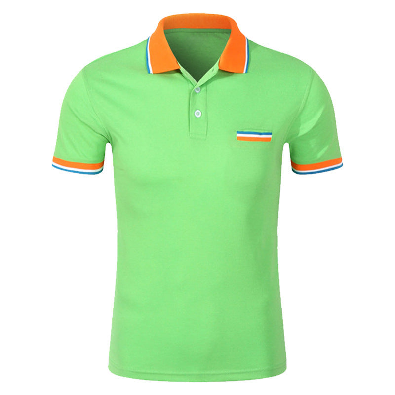 Unisex Fashion Lapel Polo Shirt, Candy Colours